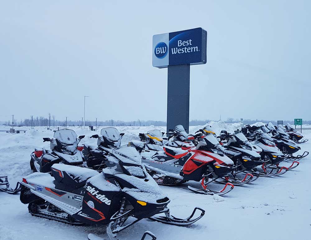 Parking your Snowmobiles
